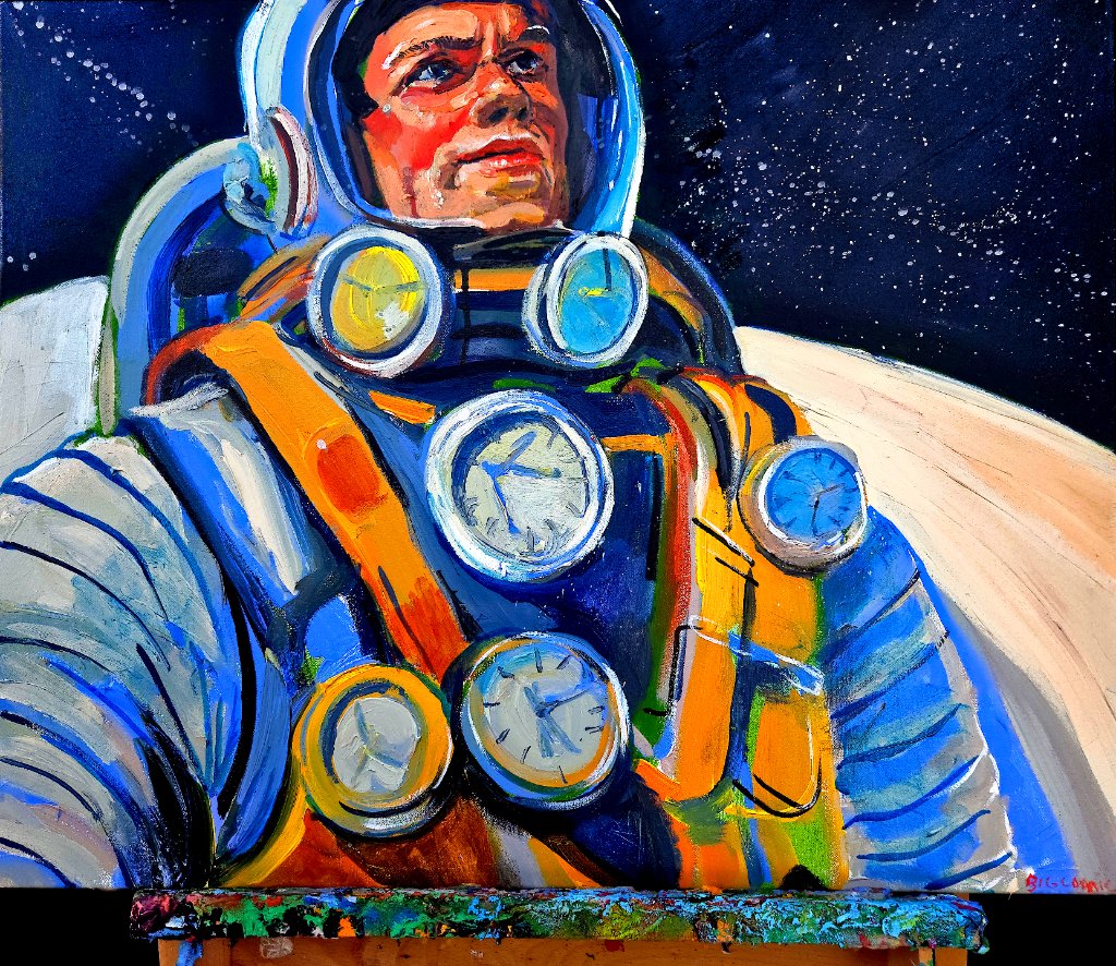 Time Traveler Painting