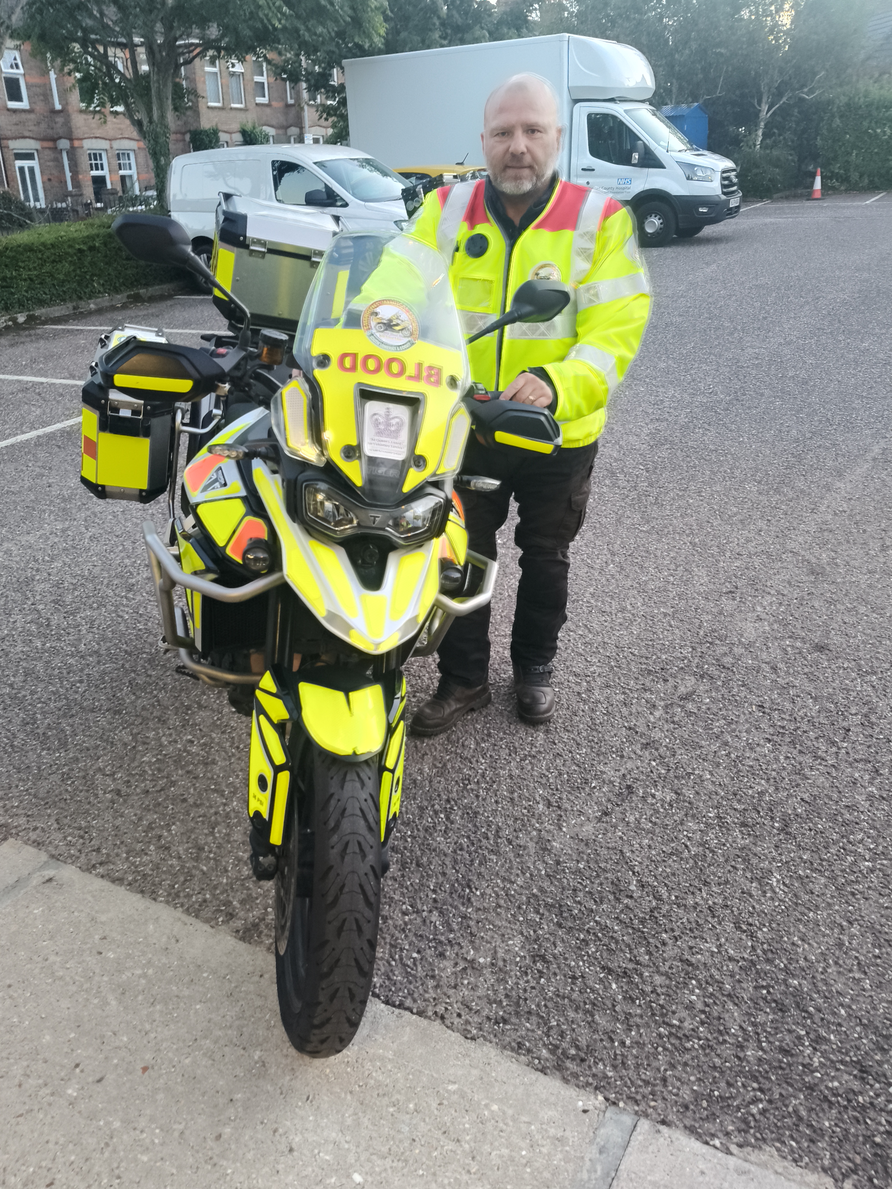 Andy — YFW Blood Bikes volunteer rider