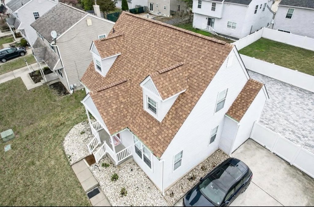Completed roofing project