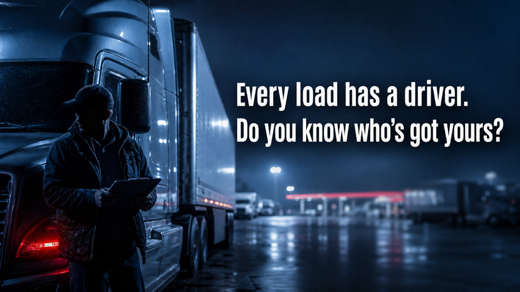 Every load has a driver. Do you know who's got yours?