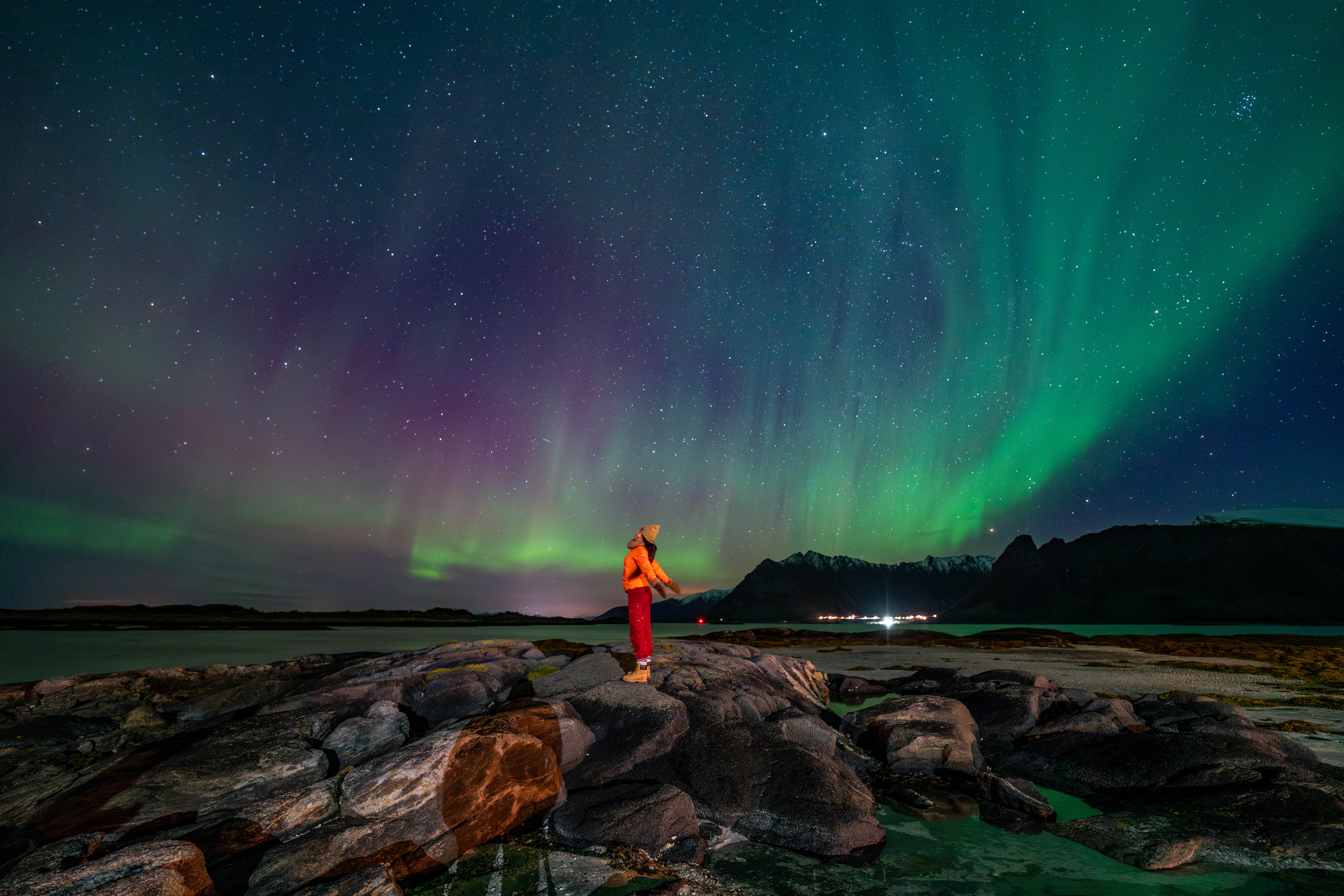 Nordlystur med guide