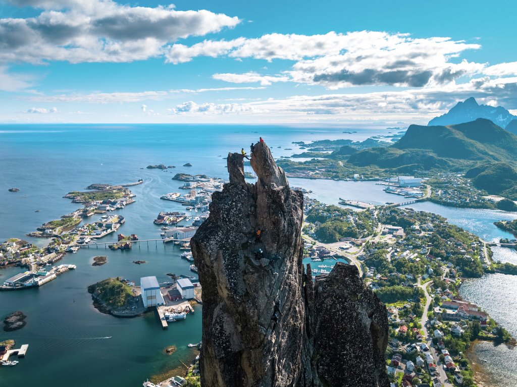 Klatring i Lofoten