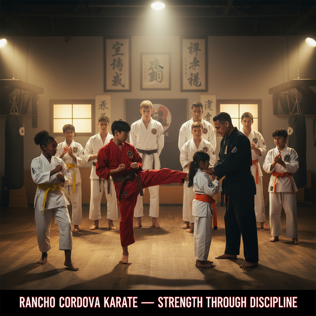 Rancho Cordova youth karate and martial arts program for kids ages 5-18