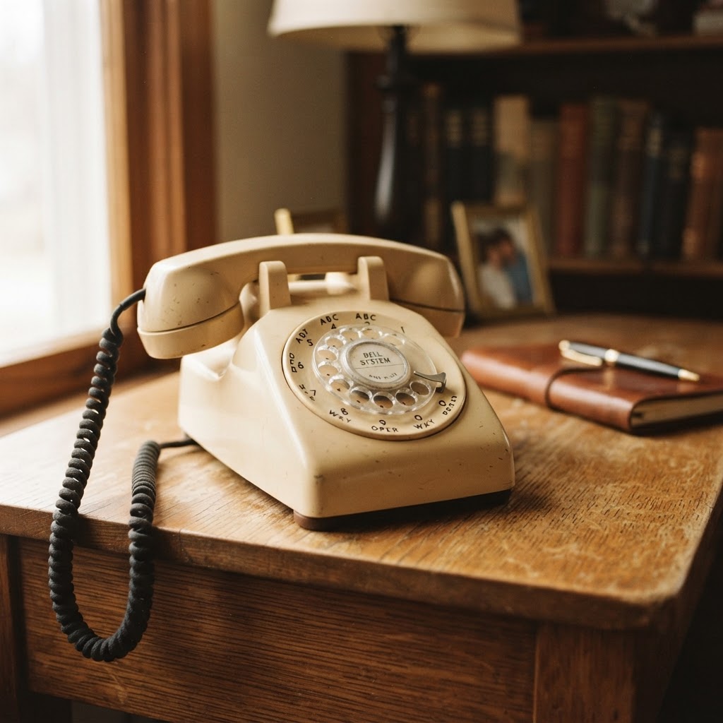 Vintage 1975 rotary phone
