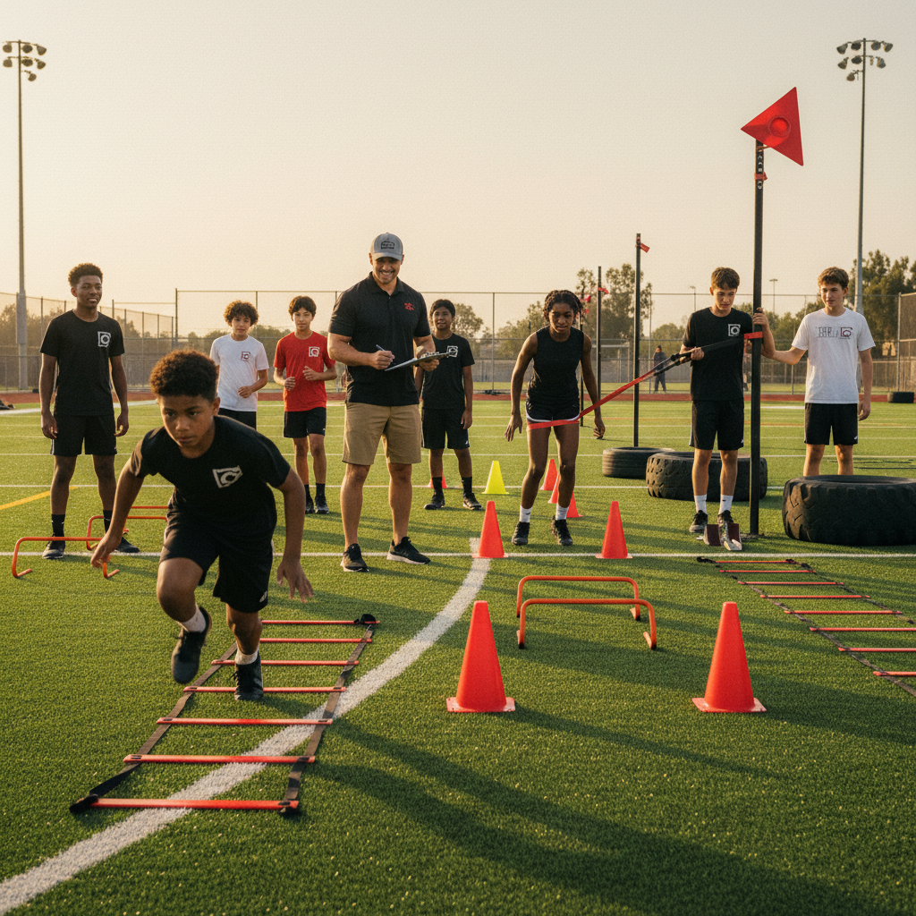 Rancho Cordova speed agility and quickness training for kids ages 8 and up
