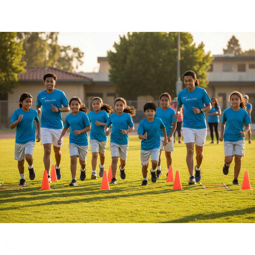 Rancho Cordova BeXChange after school running club for elementary students