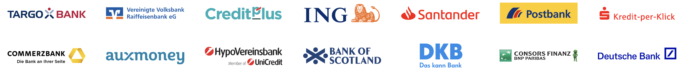 Unsere Bankpartner