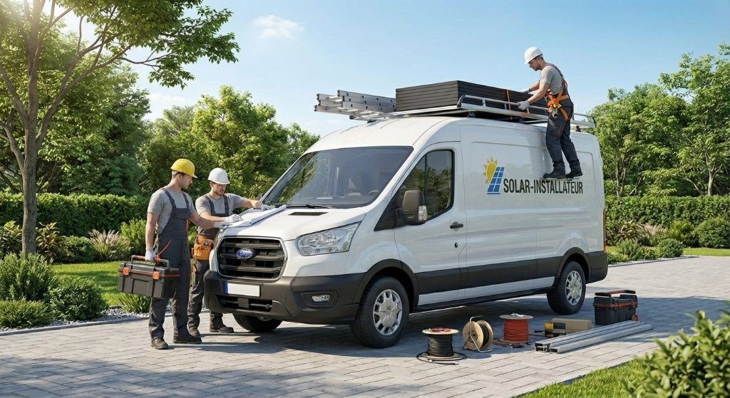 Solaranlage Installation