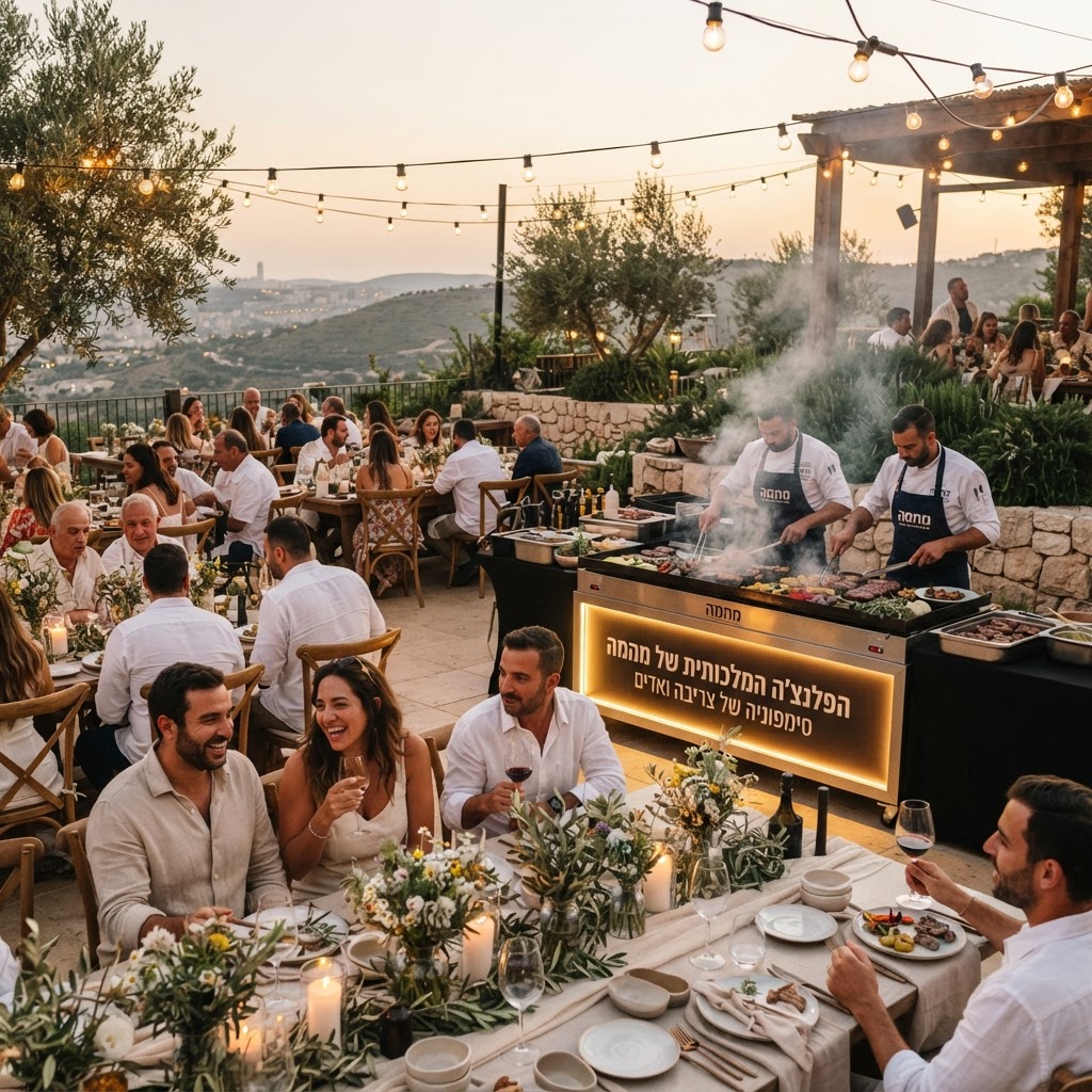 סימפוניה של צריבה ואדים: 5 אסטרטגיות קולינריות להפקות ענק בקיץ 2026 עם הפלנצ'ה המלכותית של מהמה - תכנון אירועים | מֵהמֵה דוכני מזון