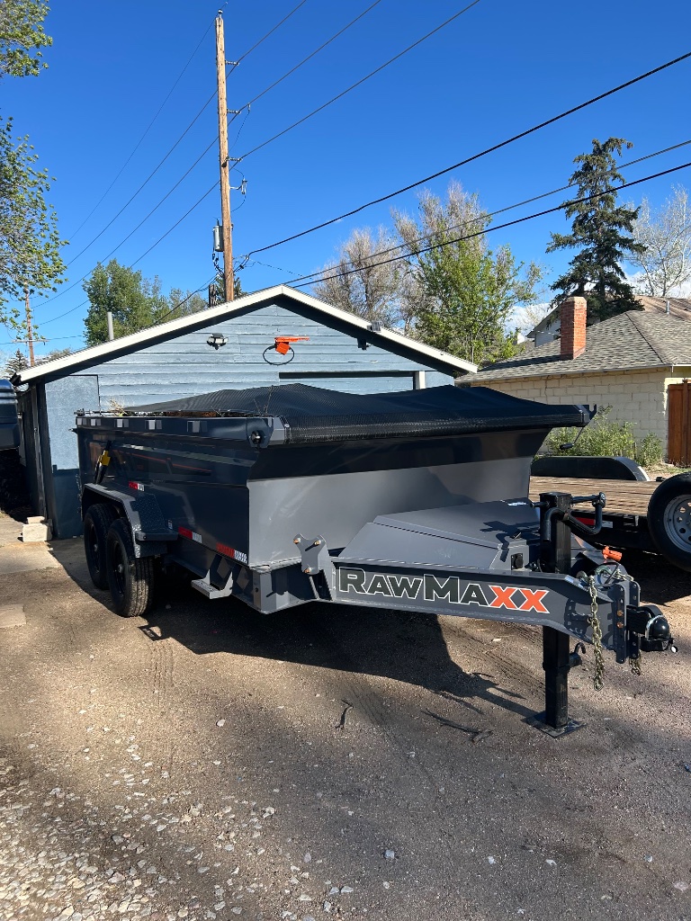 RawMaxx dump trailer Precision Rentals Wellington CO