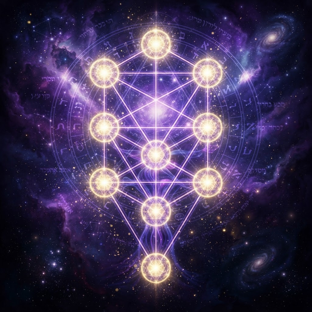 Tree of Life in celestial light