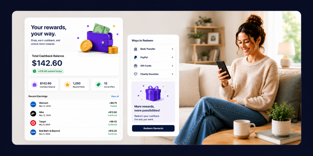 Customer earns rewards