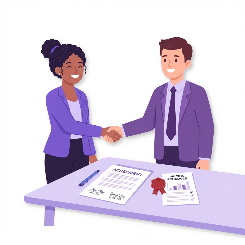 Final award and contract