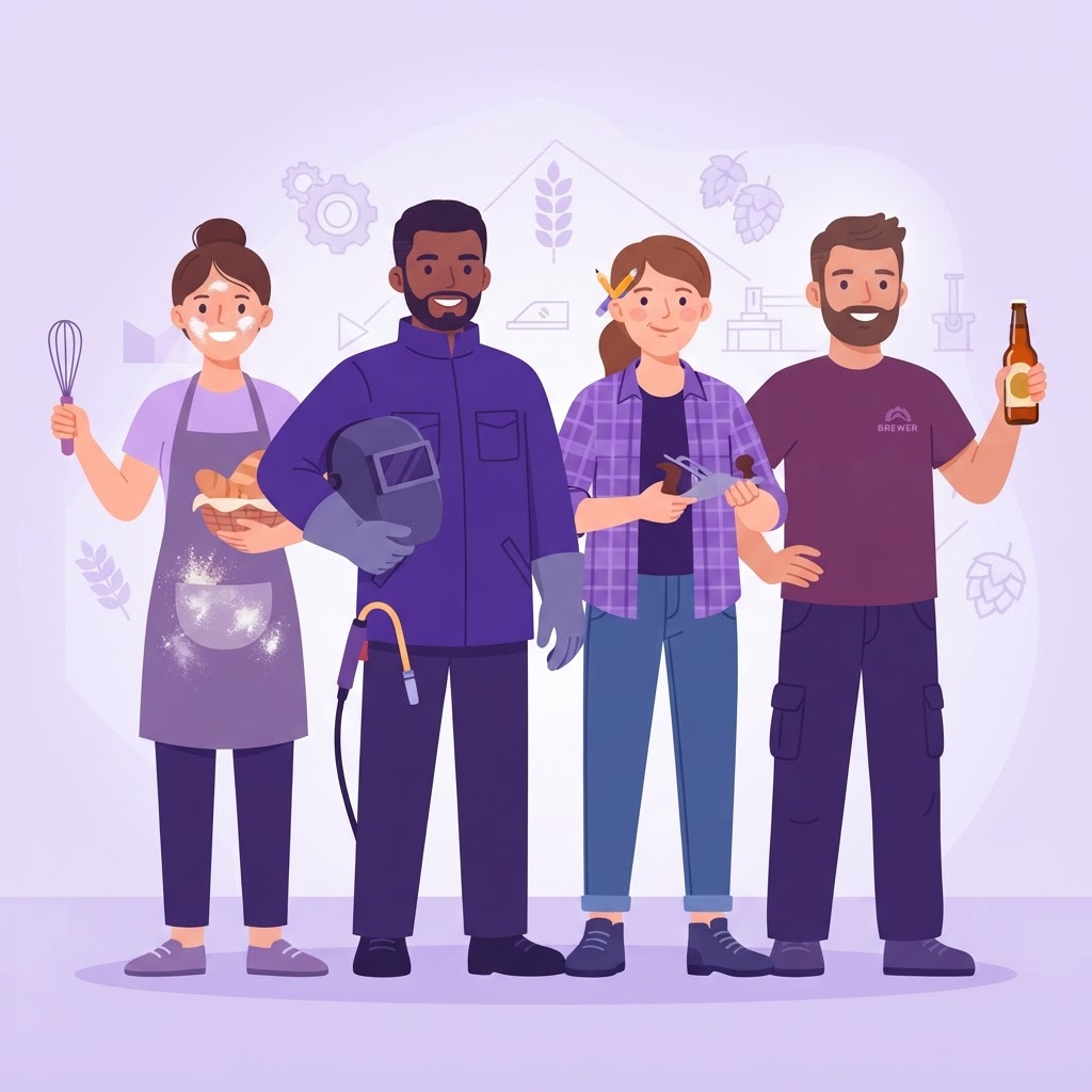 Australian bakers, fabricators, furniture makers and brewers who buy the same inputs regularly
