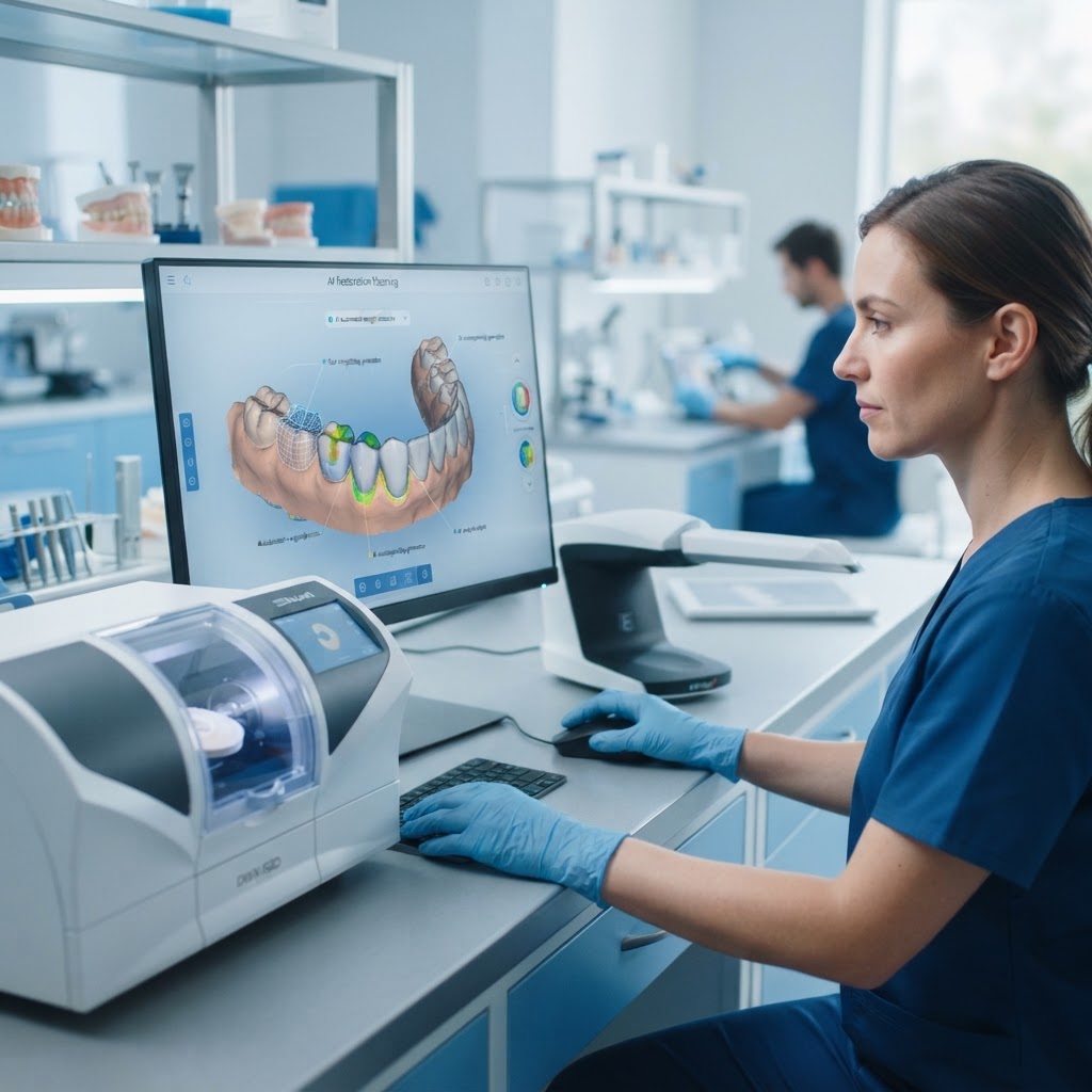 AI in Dental Lab Design: Transforming CAD/CAM and Restoration Planning