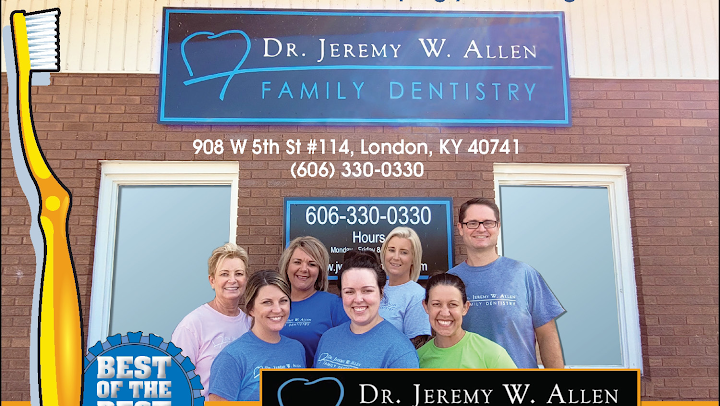 Dr. Jeremy W. Allen Family Dentistry building exterior at Dr. Jeremy W. Allen Family Dentistry - London, KY dental office