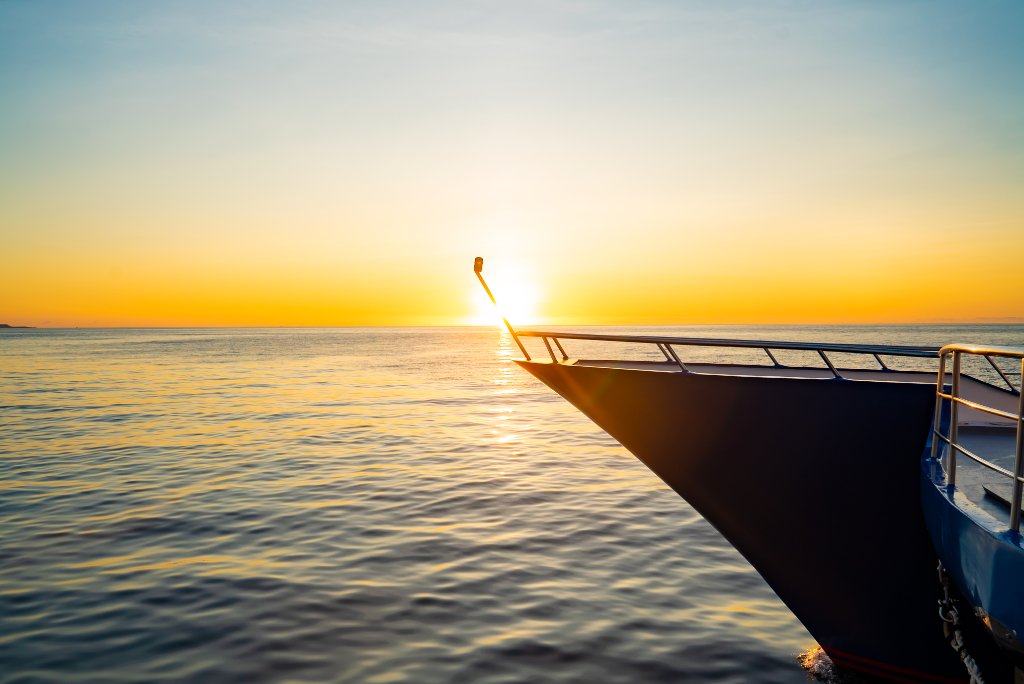 Guest relaxing in the whirlpool aboard M/C Ocean Spray