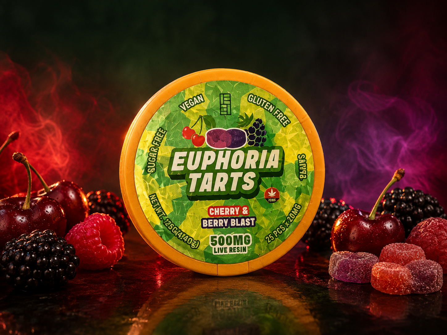 Euphoria Tarts (Cherry & Berry Blast) — Sativa