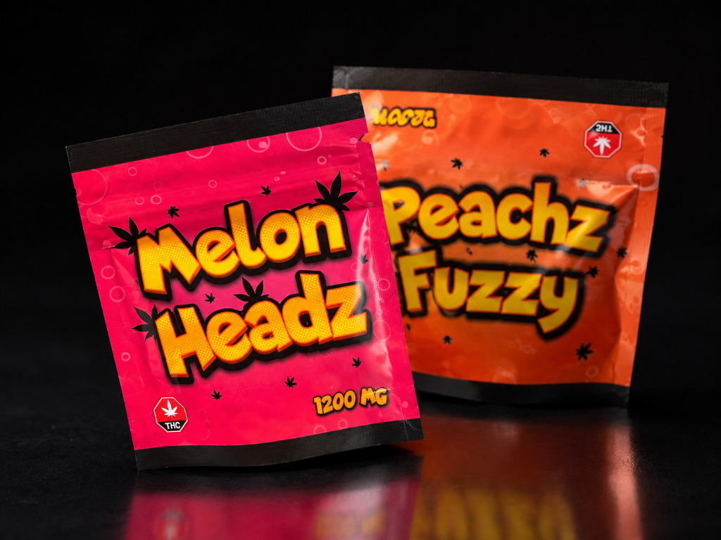 THC Gummies – Melon Headz & Peachz Fuzzy