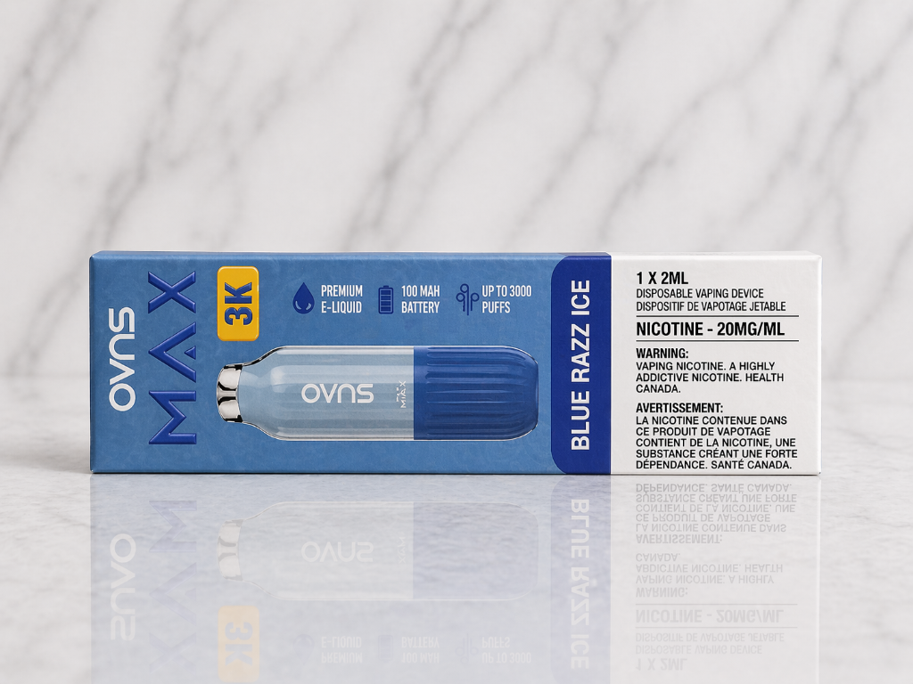 OVNS MAX 3K — Blue Razz Ice