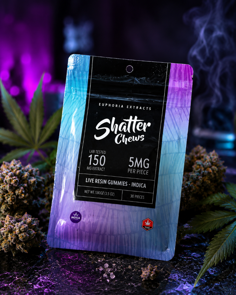 Euphoria Extracts Shatter Chews Live Resin Gummies