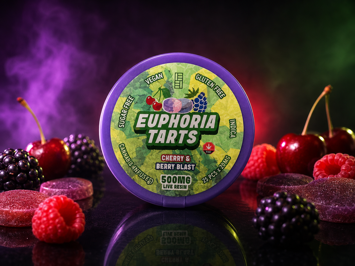 Euphoria Tarts (Cherry & Berry Blast) — Indica