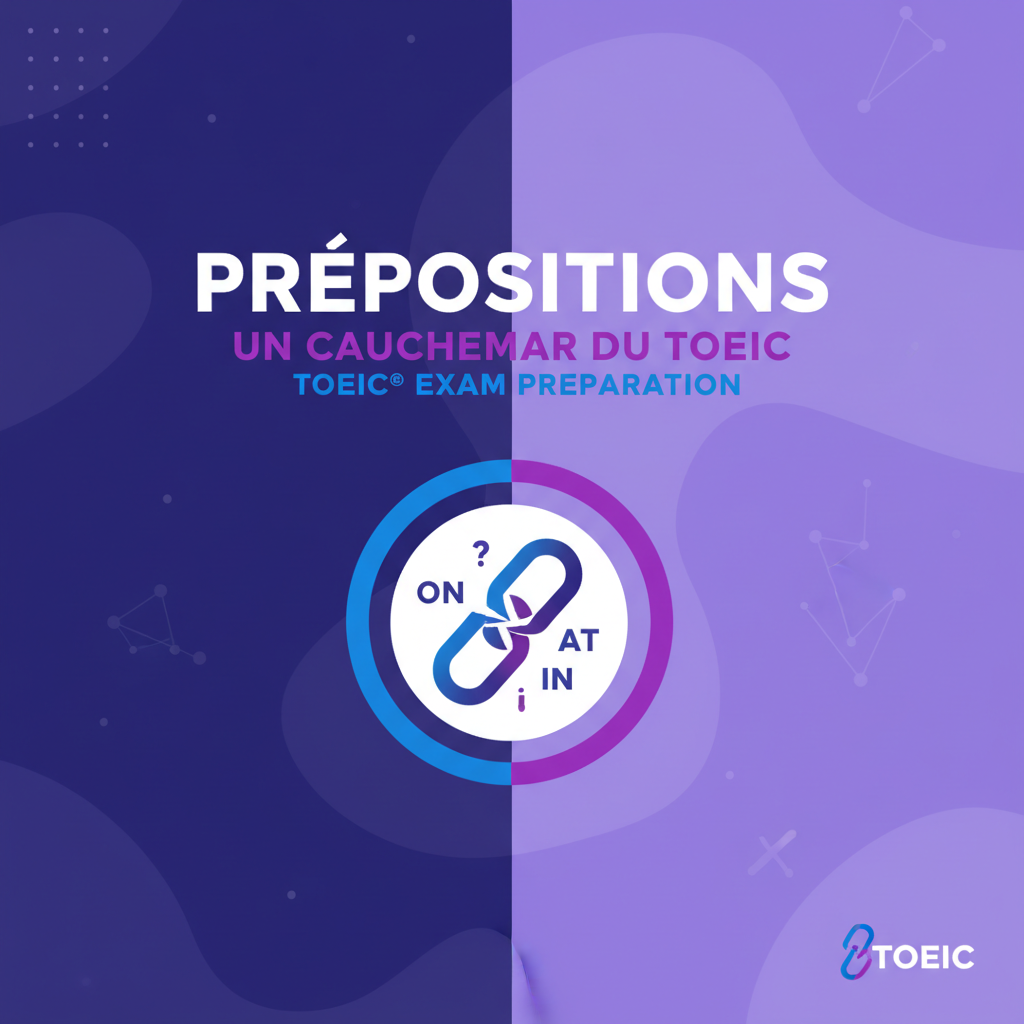 Prépositions TOEIC : Comment Maîtriser ce Cauchemar et Booster votre Score ?