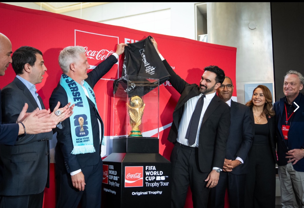 FIFA World Cup Trophy Tour Arrives in New York City
