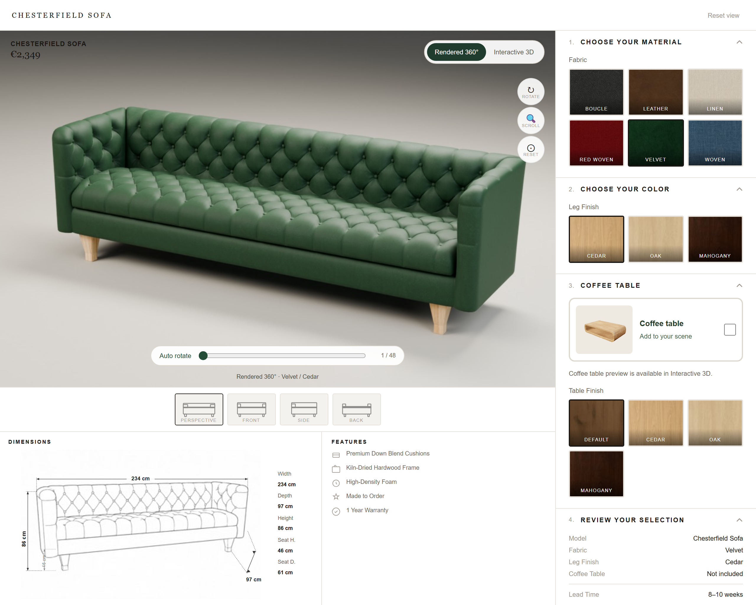 Furniture Customization Studio