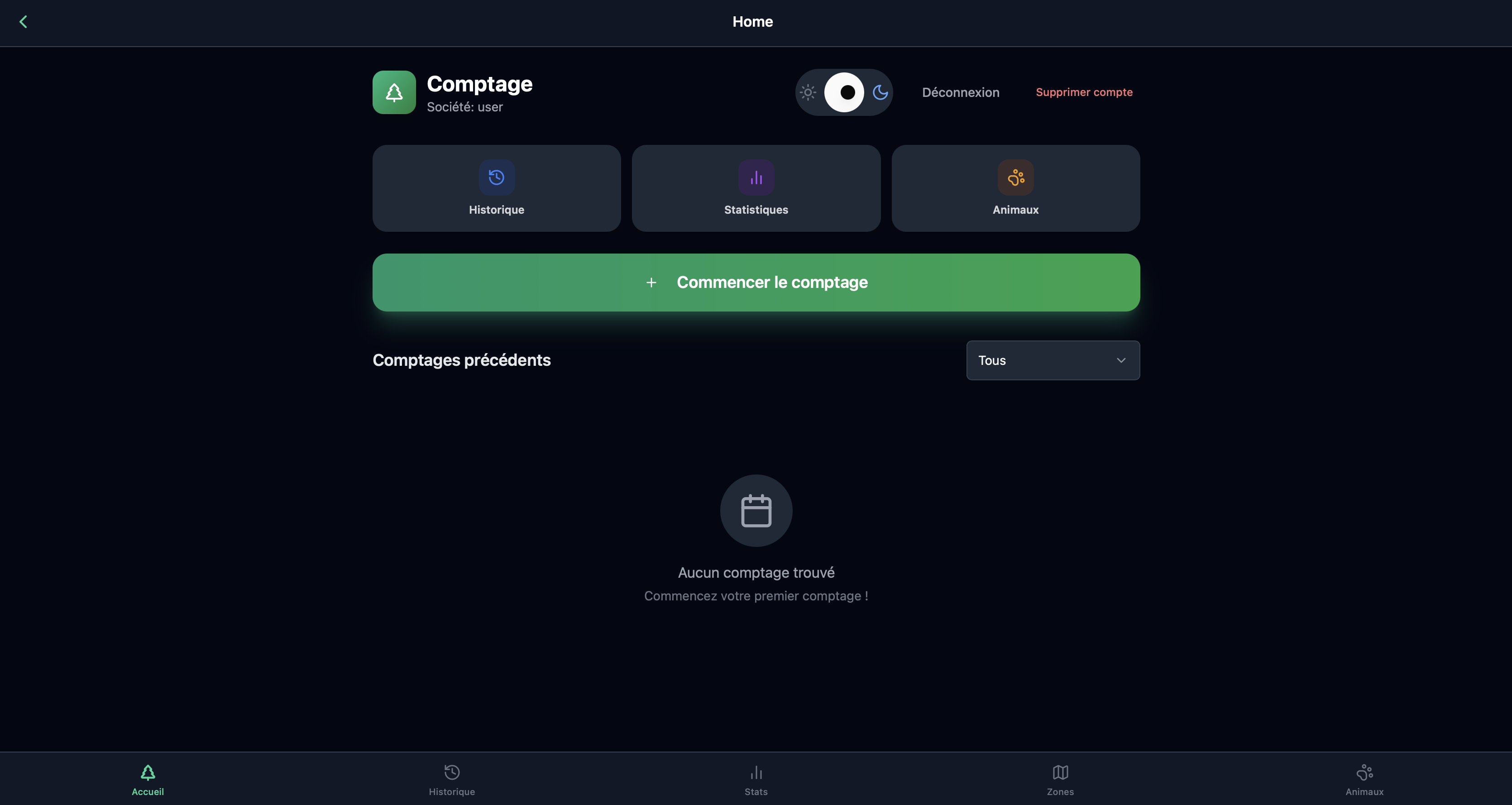 ChasseTrack template preview
