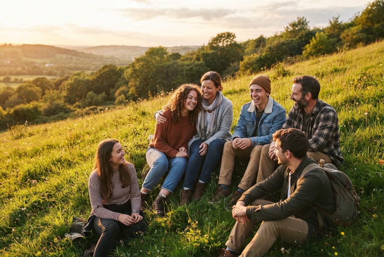 Young people supported by caring adults