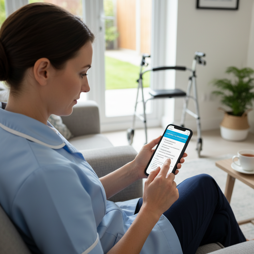 Empowering Care with Real-Time Policy Access for Frontline Staff