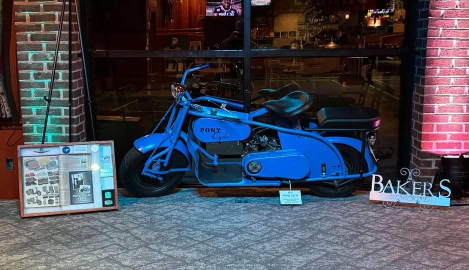 A Pony Cycle Out on Loan at Baker's of Milford