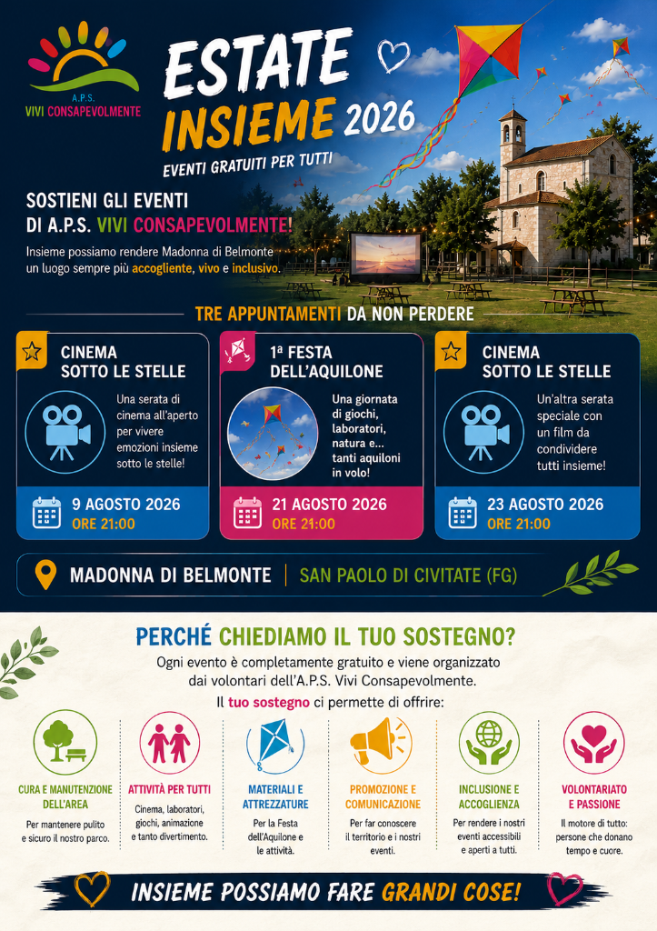 Adotta un Aquilone - Estate Insieme 2026