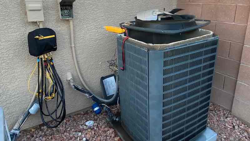 HVAC condenser repair in North Las Vegas NV