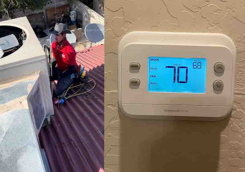 AC maintenance inspection in North Las Vegas by A/C Medic Vegas