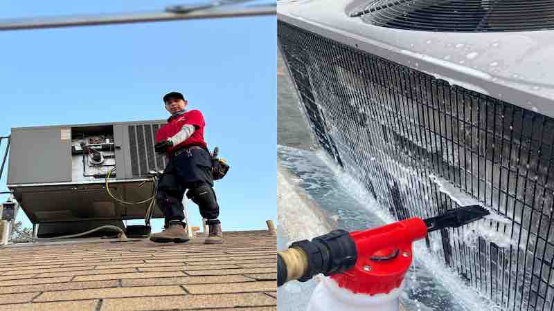 AC maintenance and coil wash in Spring Valley Las Vegas