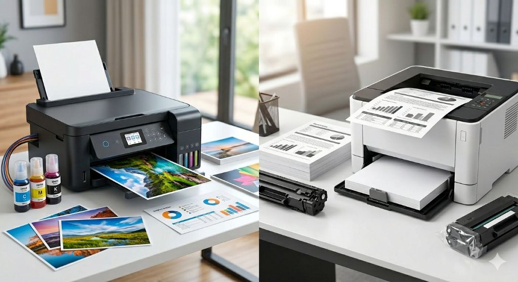 Inkjet vs Laser Printer: Which One Should You Buy in 2026?