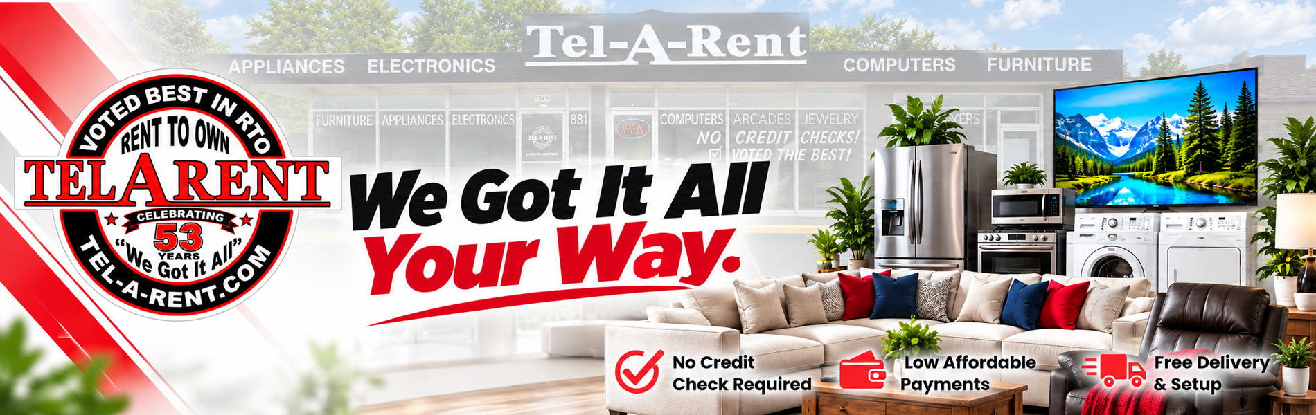 Tel-A-Rent Inc — We Got It All. Your Way.