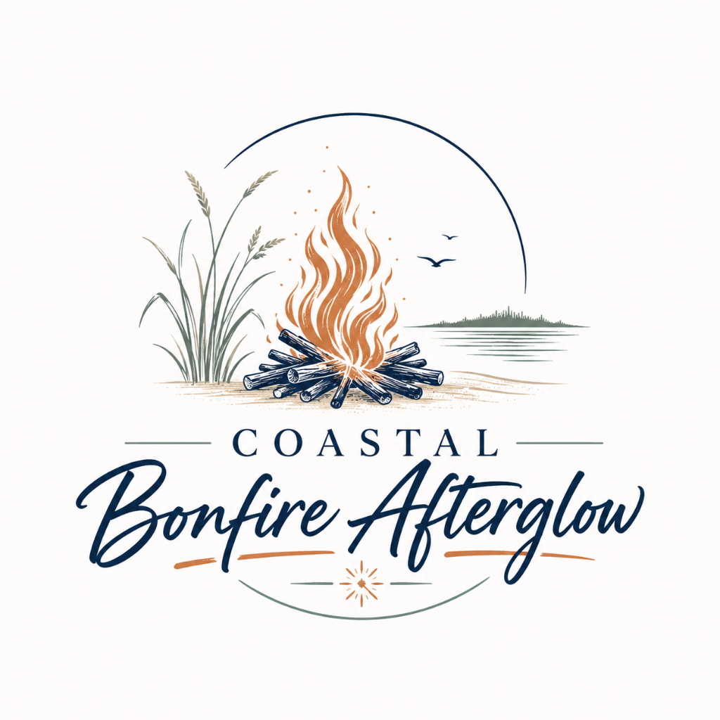 Coastal Bonfire Afterglow