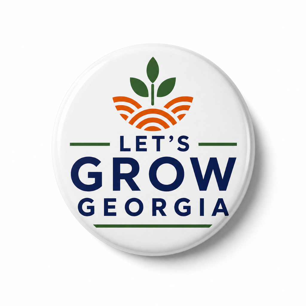 Let's Grow Georgia Button
