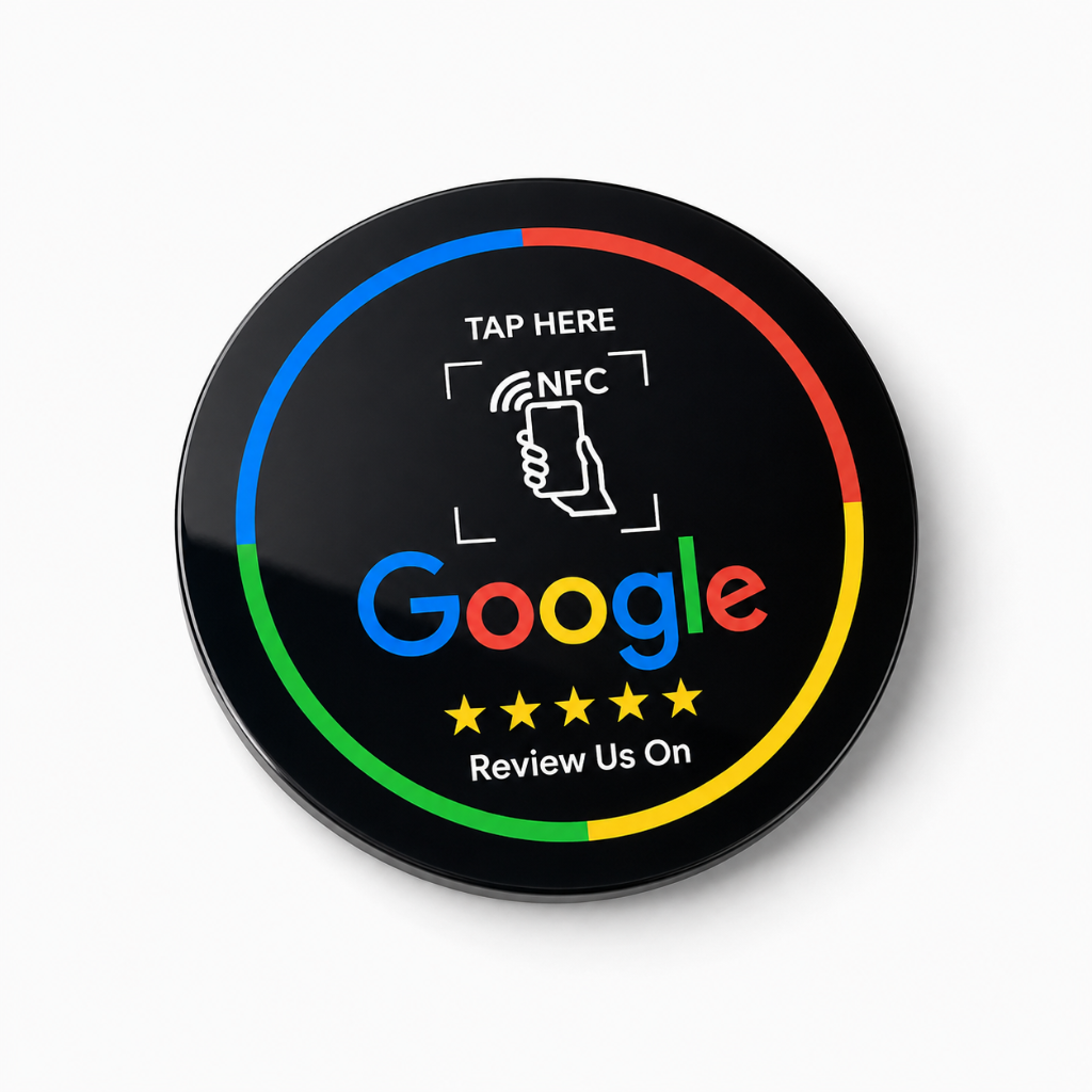 Tap Review Tag — Black
