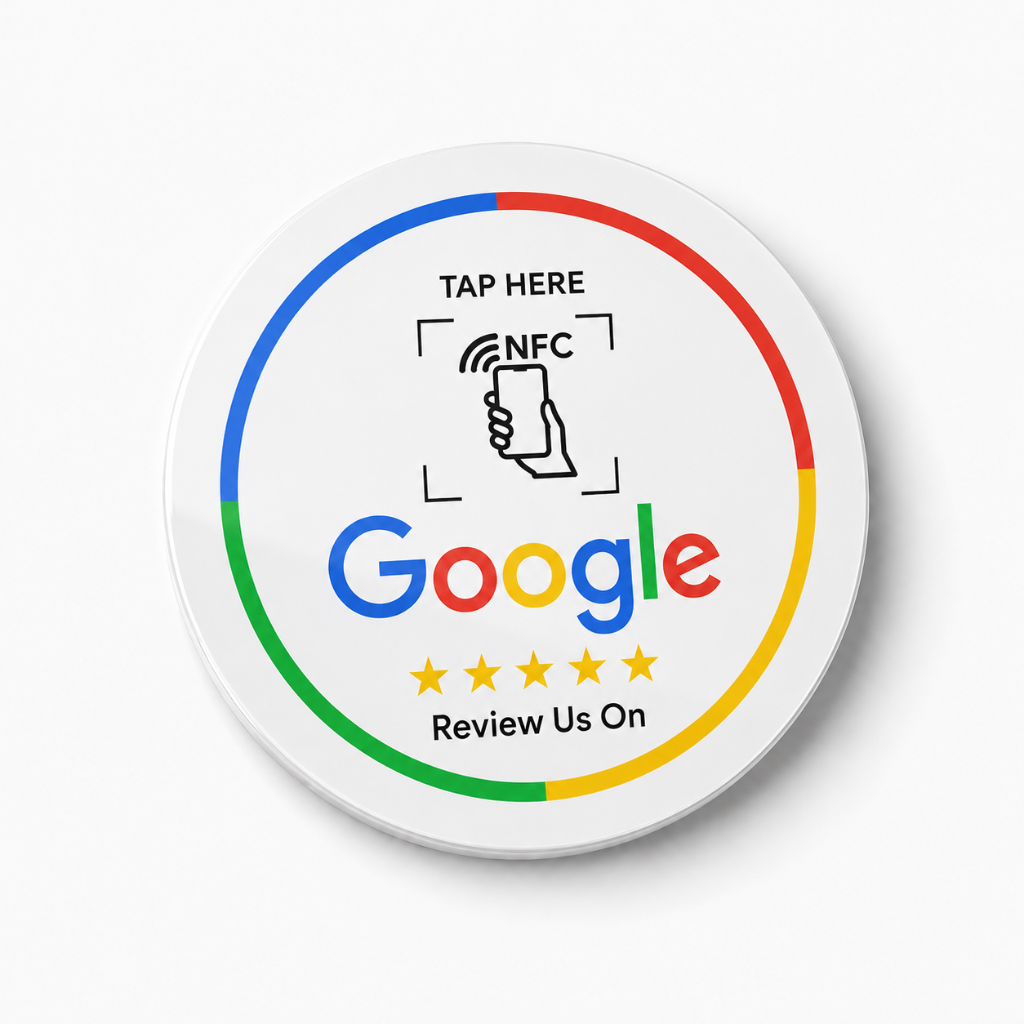 Tap Review Tag — White