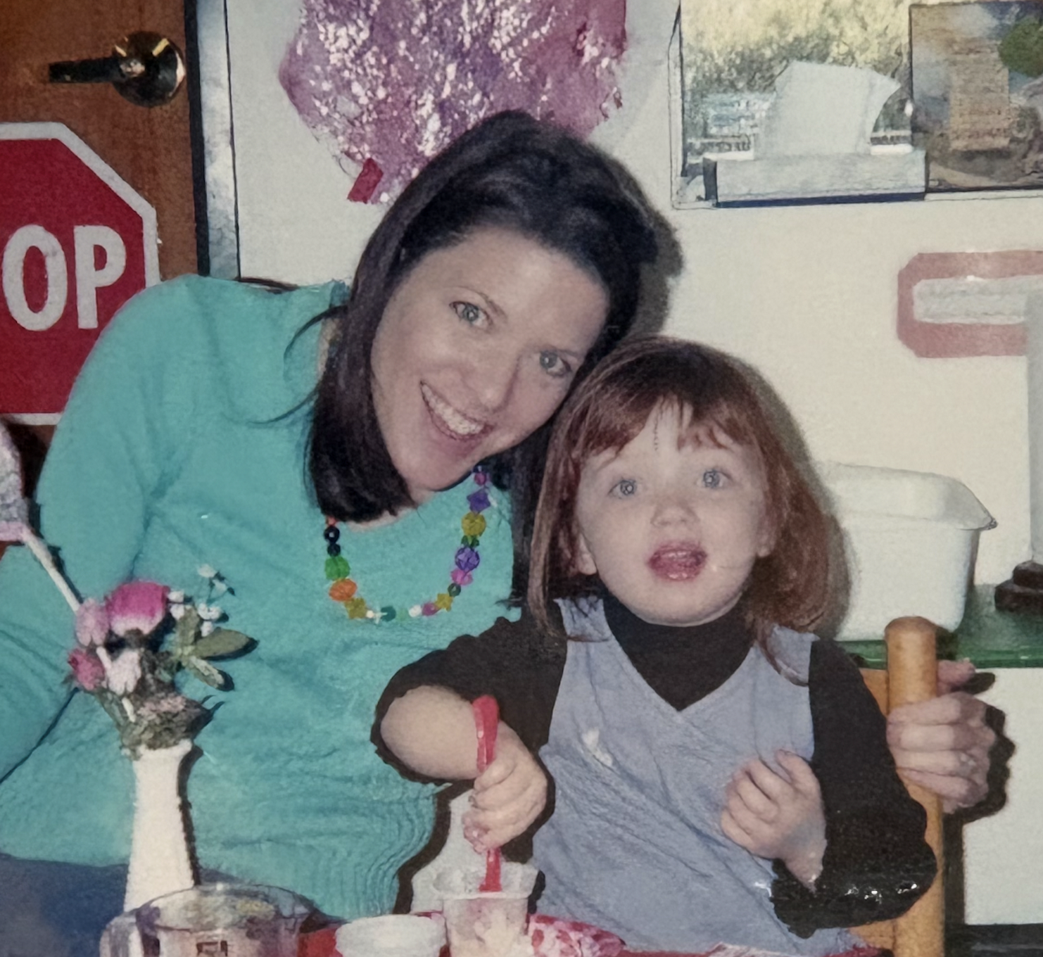 Cheri and Chelsea, circa 2005