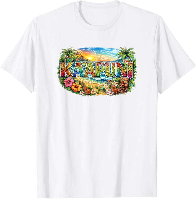 Ka'apuni Polynesian Tattoo Hawaiian T-Shirt