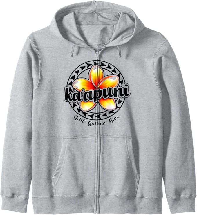 Ka'apuni OG Zip Hoodie – Grill · Gather · Give