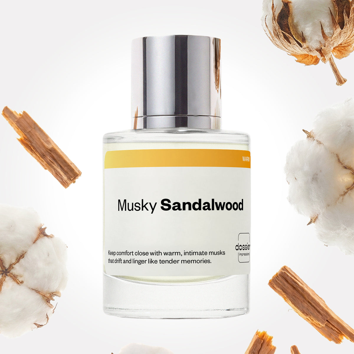 Dossier Musky Sandalwood — dupe of Phlur Missing Person