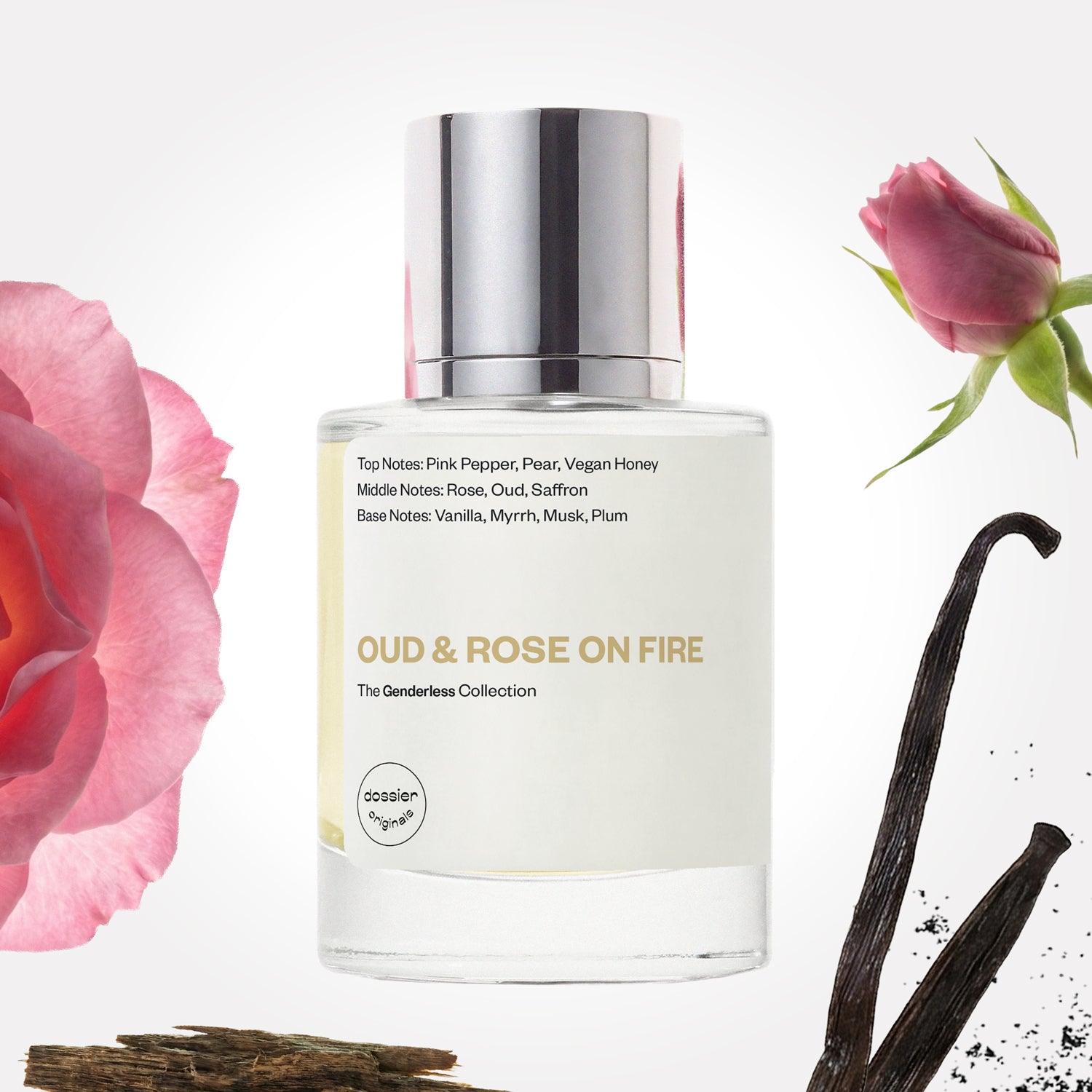 Dossier Oud & Rose on Fire — dupe of Original Creation