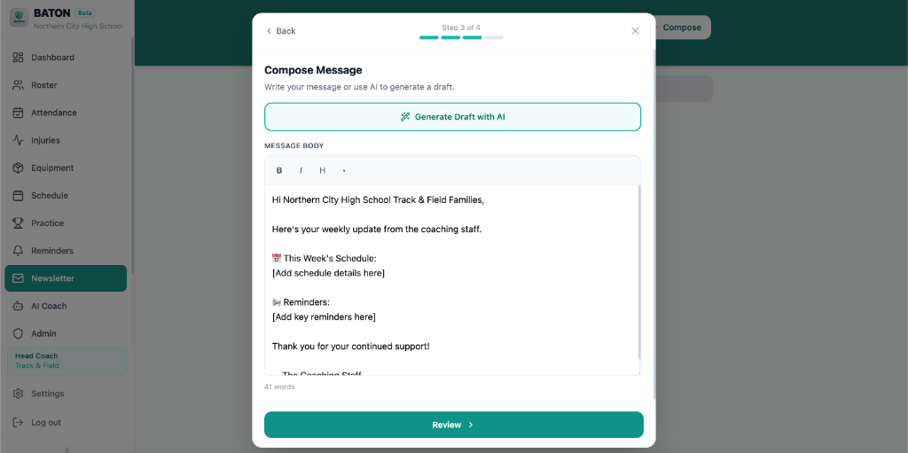 Team Communication screenshot 1