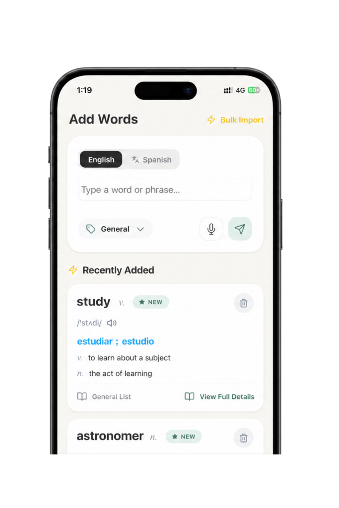 Search a word
